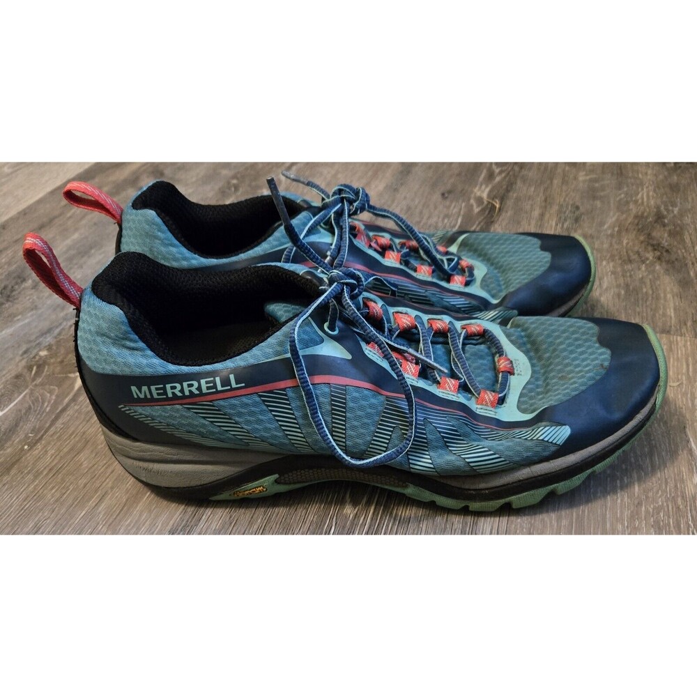 Merrell Siren Edge Blue Hiking Trail Shoes J35514 Women's‎ Trail Running Vibram